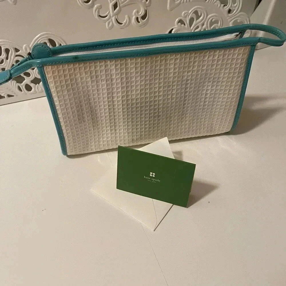 Kate Spade large gorgeous new condition make up bag very clean inside